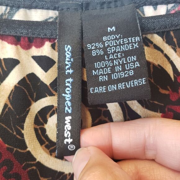 SAINT TROPEZ WEST Pull-on Trumpet-Style Skirt Medium - Picture 5 of 7